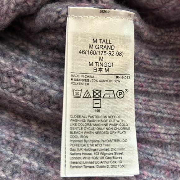 Purple Gap Button-up Cardigan size Medium - Picture 3 of 6